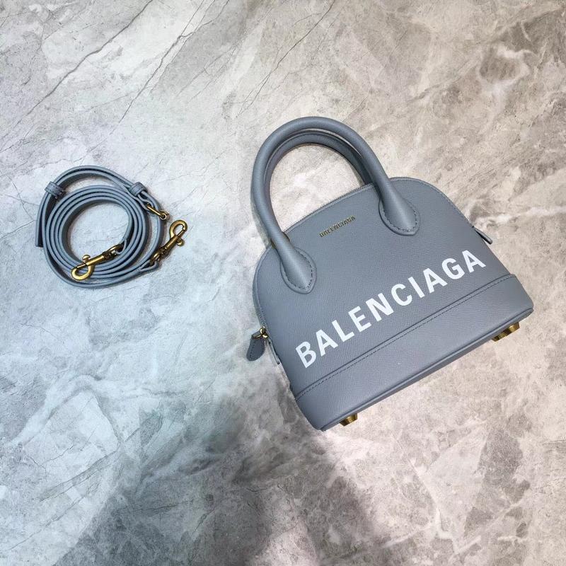 Balenciaga Bags 5506460 Cross Pattern Solid Light Blue White Characters